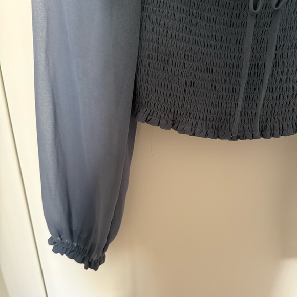 Wilfred Saga Blouse in Slab Blue - Picture 7 of 9